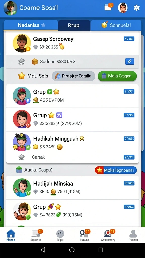 Beragam pilihan permainan menarik dalam aplikasi Cara Download dora77 APK dengan Mudah.