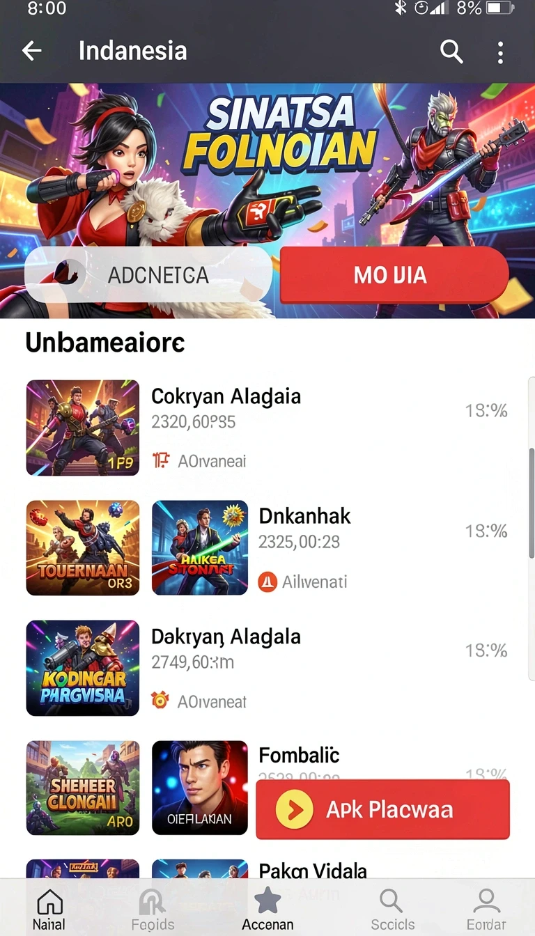Beragam pilihan permainan menarik dalam aplikasi Cara Download plaza4d APK dengan Mudah.